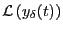 $ \mathcal{L}\left( y_\delta(t)\right)$