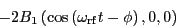 \begin{displaymath}
-2 B_1\left(\cos \left(\omega_{\rm rf} t - \phi \right), 0, 0 \right)
\end{displaymath}