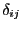 $\delta_{ij}$