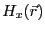 $\displaystyle H_x(\vec{r})$